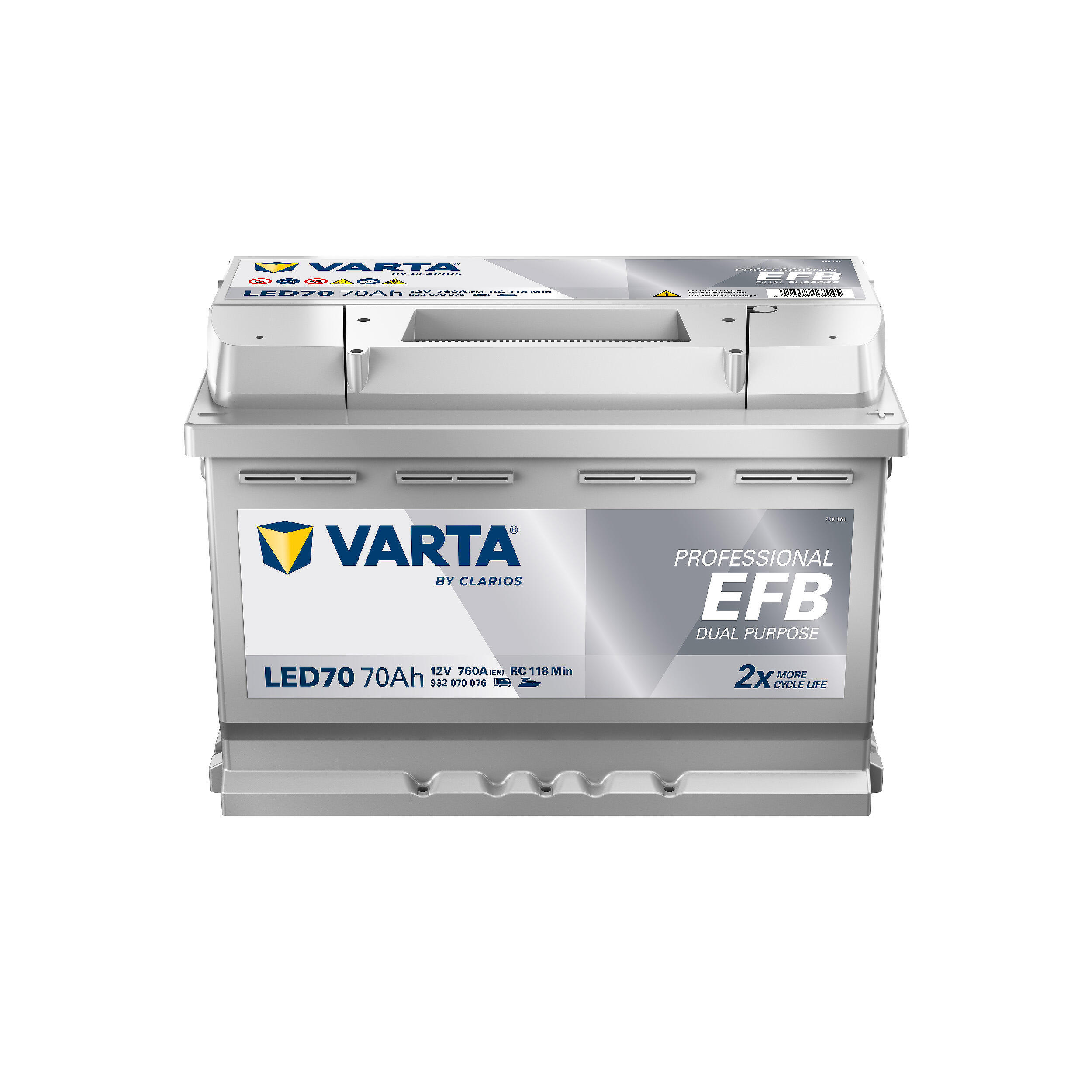 Batterie auxiliaire acide Professional Dual Purpose EFB