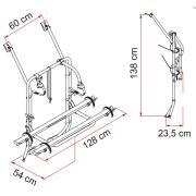 Porte-vélos Carry Bike pour mini-van : VW T4