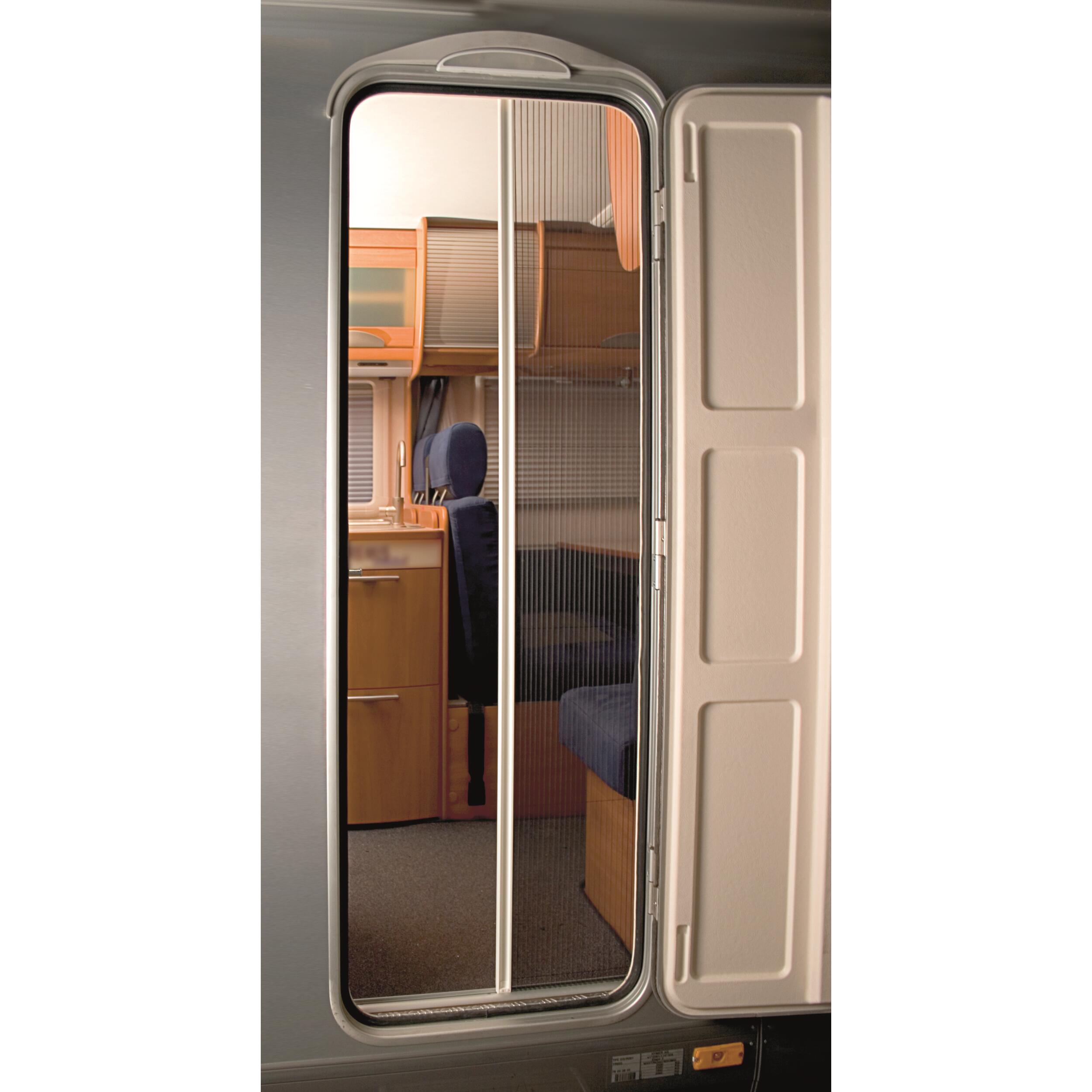 Moustiquaire de porte en plissé REMIcare II : l 650 x L 1800 cadre 58 caravane