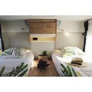 Prêt à dormir 100% Coton : TROPICAL 130X190 CM Coupe Gauche