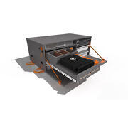 Malle arrière Bebox gris uni sans couchage : 001