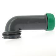 Tube d'écoulement avec couvercle et joint