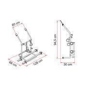 Porte-vélos Carry Bike pour mini-van : VW T3/T25
