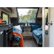 Couchage grand confort : Geo Navy 58 x 190 x 2,5 cm