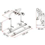 Porte-vélos Carry Bike pour camping car : Pro C L 80