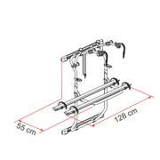 Porte-vélos coulissant Carry Bike pour fourgon : 200 DJ Ducato ≥ 2006