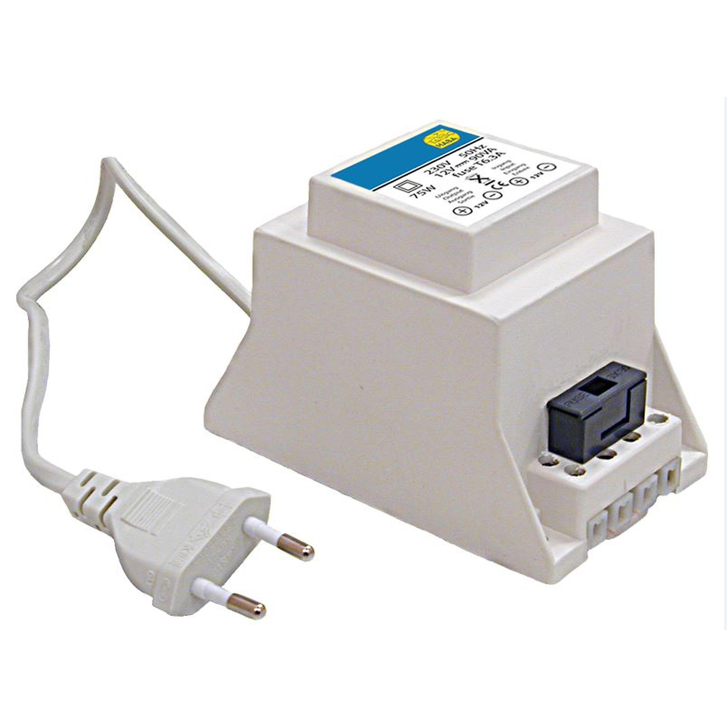 Transformateur 220V vers 12V : 90VA / 75W