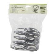 Lot de 6 supports de verre ressorts