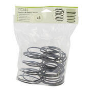 Lot de 6 supports de verre ressorts