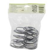 Lot de 6 supports de verre ressorts