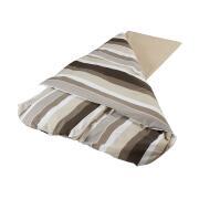 Couchage grand confort : Coffee Cream - 66 x 190 x 2,5 cm (Couette 190 x 135 cm)