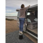 Tabouret télescopique gris