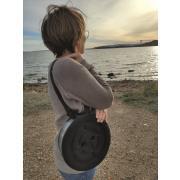 Tabouret télescopique gris