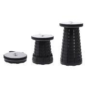 Tabouret télescopique gris