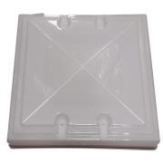 Lanterneau à poignées : Découpe 40 x 40 cm avec moustiquaire