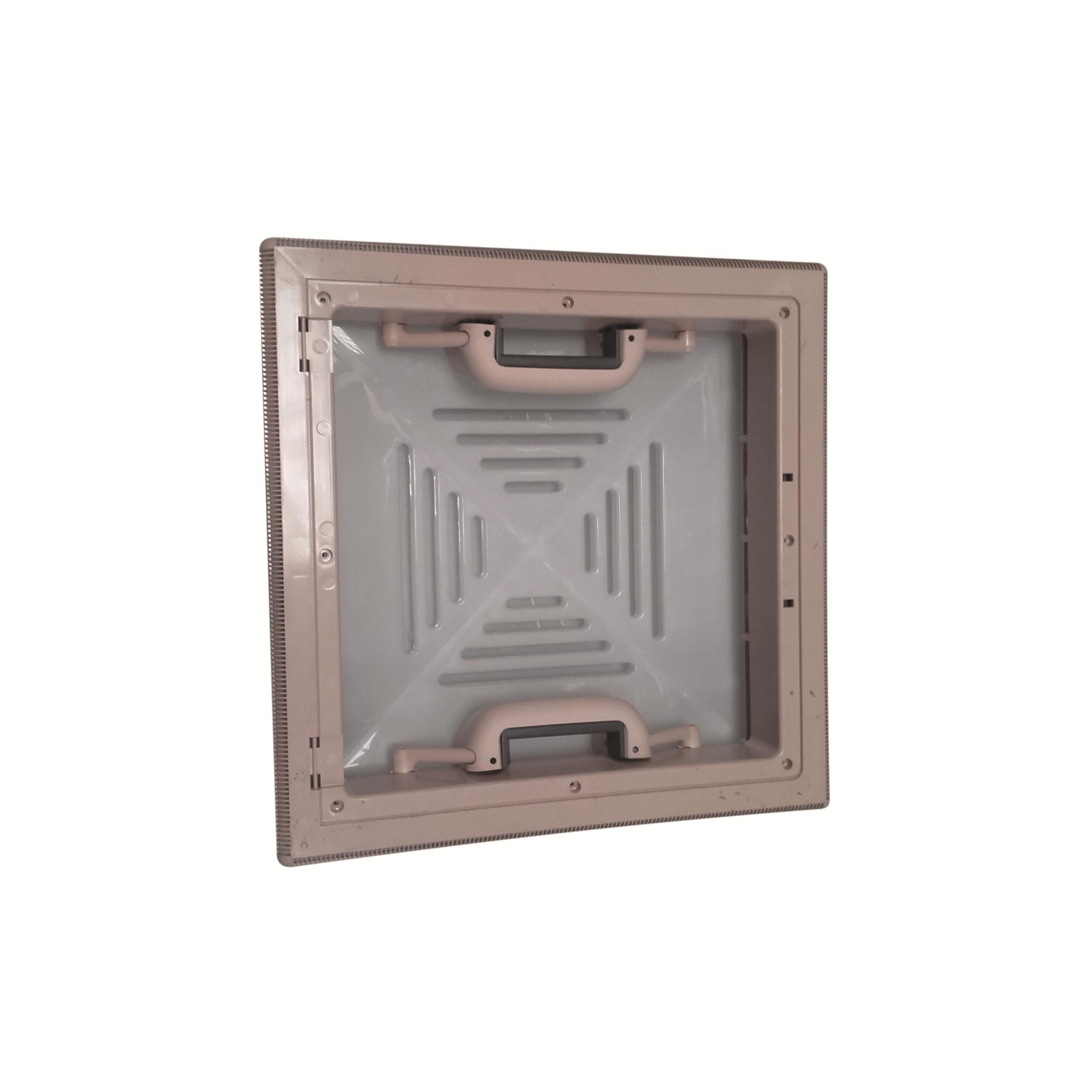 Lanterneau à poignées : Découpe 40 x 40 cm avec moustiquaire