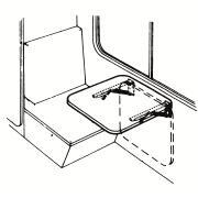 Console pliante : Bras 300 mm
