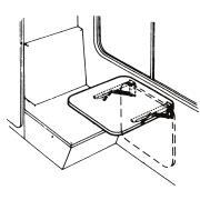 Console pliante : Bras 300 mm