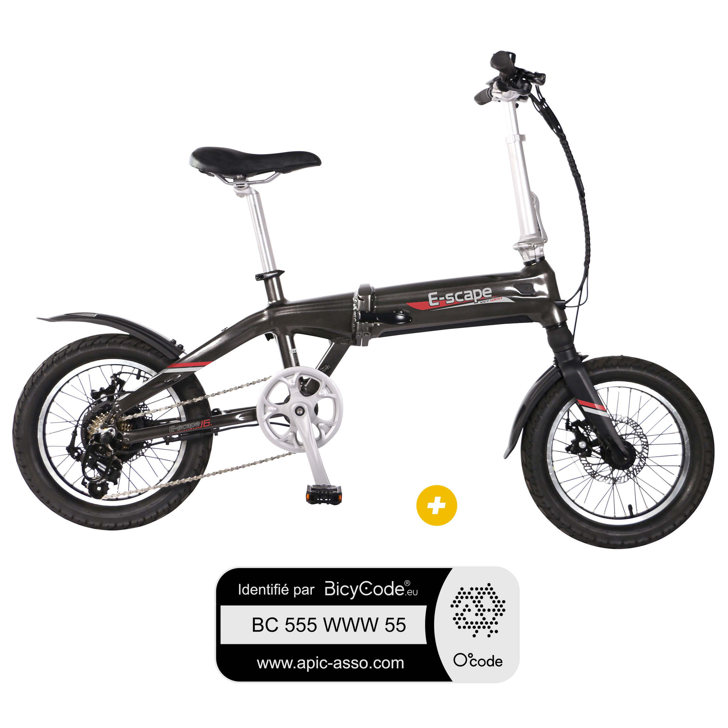 Pack Vélo à assistance électrique pliant KEYWEST 16