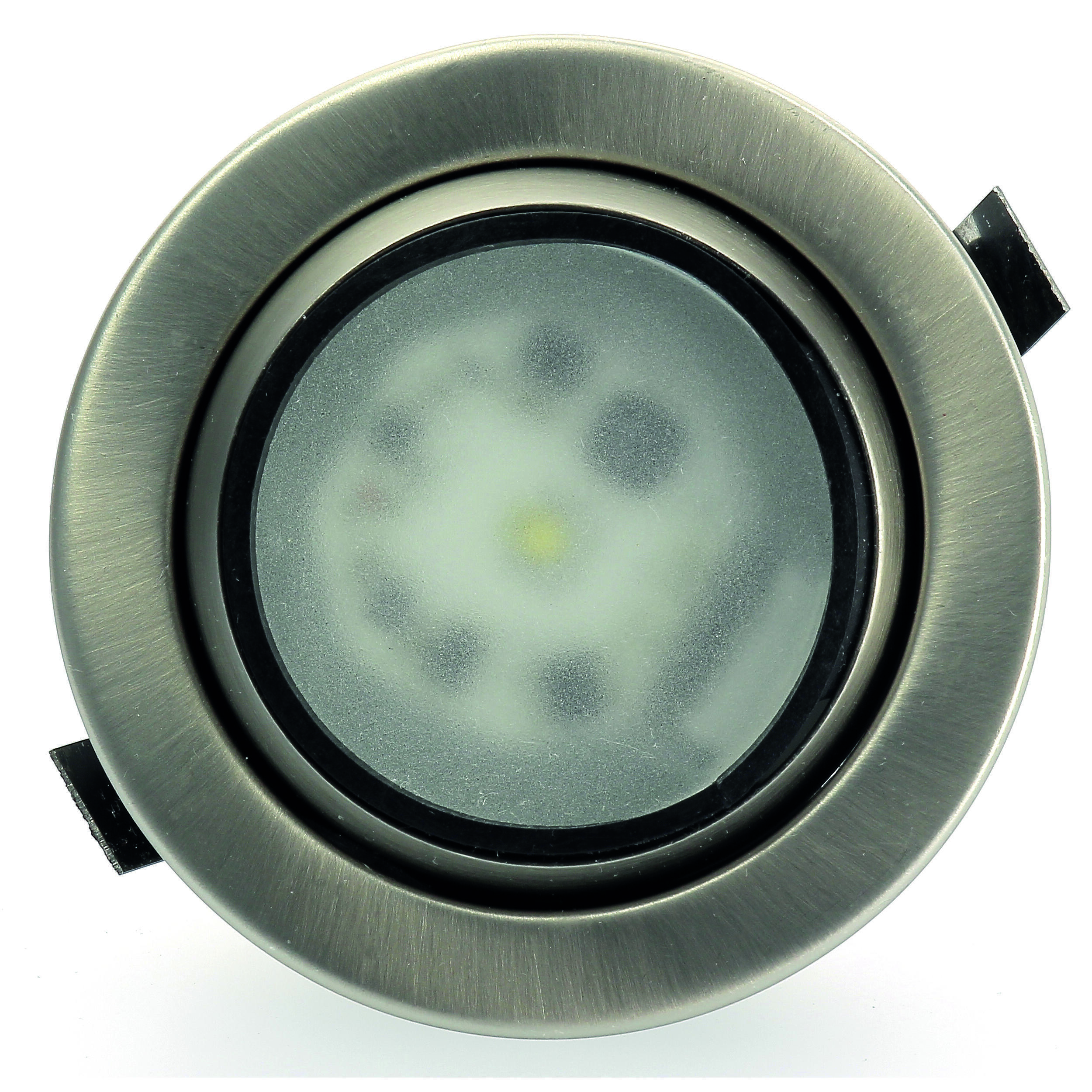 Spot encastrable orientable à Leds : chromé