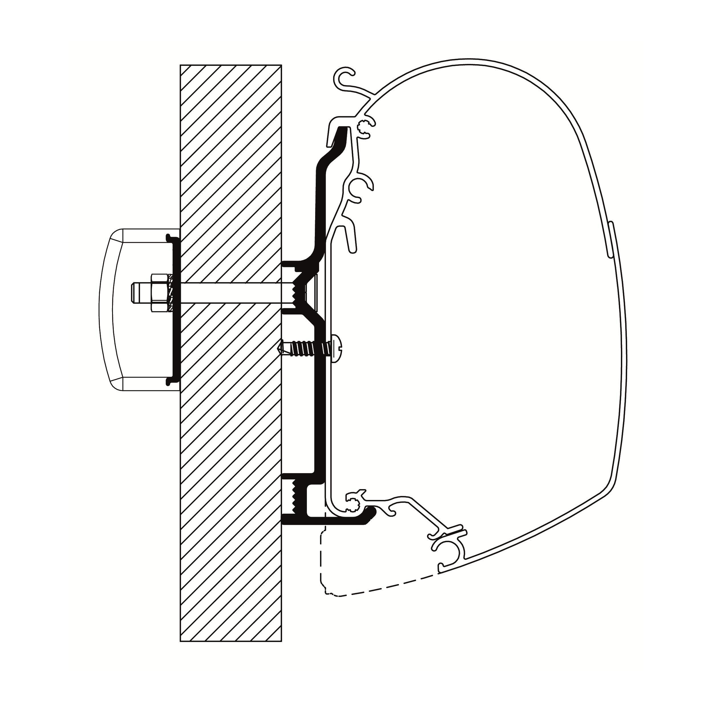 Adaptateur de stores Burstner : 4,5 m