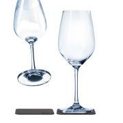 Lot de 2 verres à vin en cristal aimantés