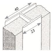 Profil d'assemblage plat