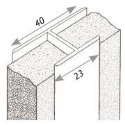 Profil d'assemblage plat