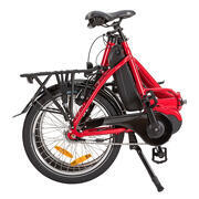 Vélo pliant à assistance électrique Juny : Rouge 17Ah