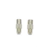 Adapteur fiche Fem F coaxial vers prise TV male