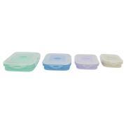 Pack 4 boîtes alimentaires rétractables
