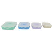 Pack 4 boîtes alimentaires rétractables