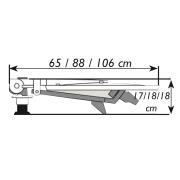Antenne satellite manuelle Voyager G3 seule