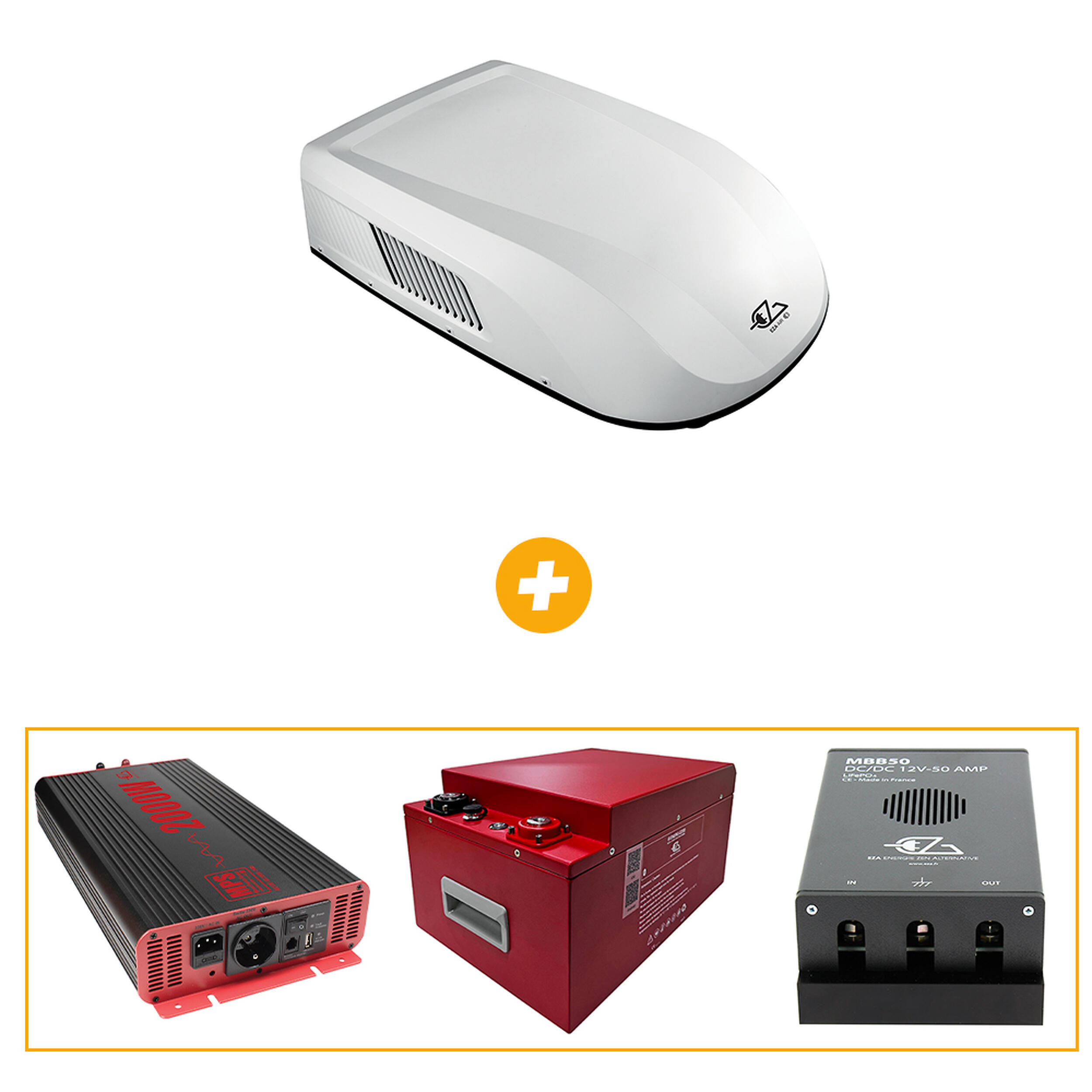 Climatiseur Start Power + Convertisseur Pure-Sinus + Booster + Batterie