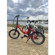 Vélo pliant à assistance électrique Juny : Rouge 14Ah
