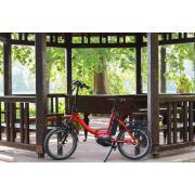 Vélo pliant à assistance électrique Juny : Rouge 14Ah