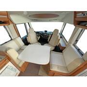 Housses sur-mesure camping-car : Mixte avant 2 places + 5  banquettes