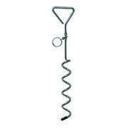 Piquet chien en chrome longueur 40 cm