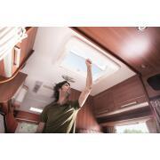 Lanterneau Midi Heki Style à levier : Avec aération permanente