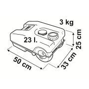 Réservoirs à roulettes Roll-Tank 23 : Modèle 23 W