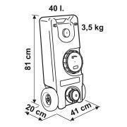 Réservoirs à roulettes Roll-Tank 40 : Modèle 40 W