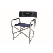 Fauteuil Director : Noir/Bleu