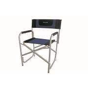 Fauteuil Director : Noir/Bleu