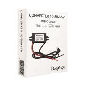 10V-50V / USB-C 5V coudé