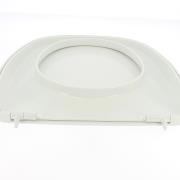 Siège avec couvercle couleur blanc