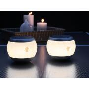 Lampe solaire pour pare-vent (2 pcs)