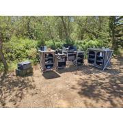 Meuble de rangement : 3 étagères Boréal