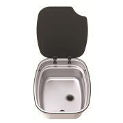 Evier couvercle Argent Bowl : Version Inox