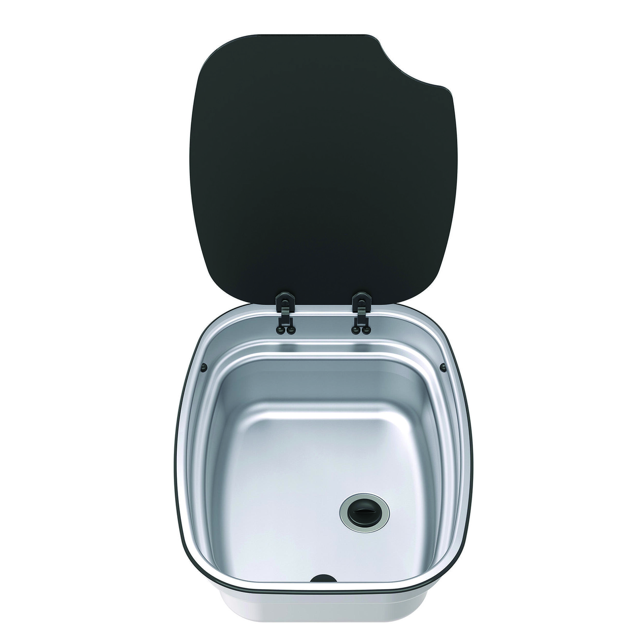 Evier couvercle Argent Bowl : Version Inox