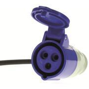 Adaptateur femelle CEE P17 / mâle Schuko